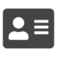 address card icon